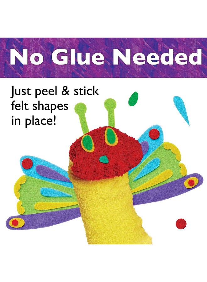 Creativity for Kids Creativity for Kids The Very Hungry Caterpillar Story Puppets: Sock Puppet Kit for Toddlers from The World of Eric Carle, Crafts for Kids Ages 3-5+  - Image 5