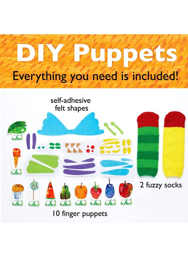 Creativity for Kids Creativity for Kids The Very Hungry Caterpillar Story Puppets: Sock Puppet Kit for Toddlers from The World of Eric Carle, Crafts for Kids Ages 3-5+  - Image 3