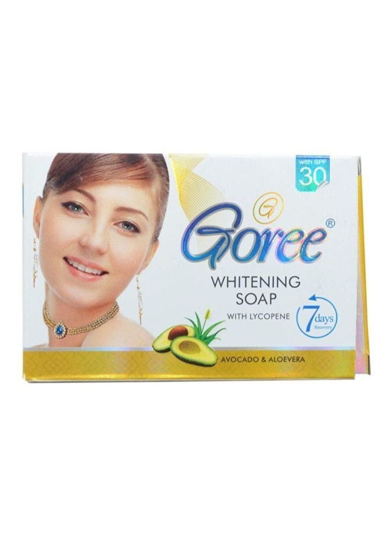Goree Skin whitening soap with lycopene, white, 100 grams, 3 pieces - Image 3