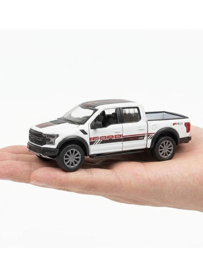 Kinsmart كينسمارت 1:78 2022 فورد F-150 رابتور نموذج شاحنة مصنوعة من الصب – لعبة سحب للخلف للأطفال وجامعي التحف - Image 4