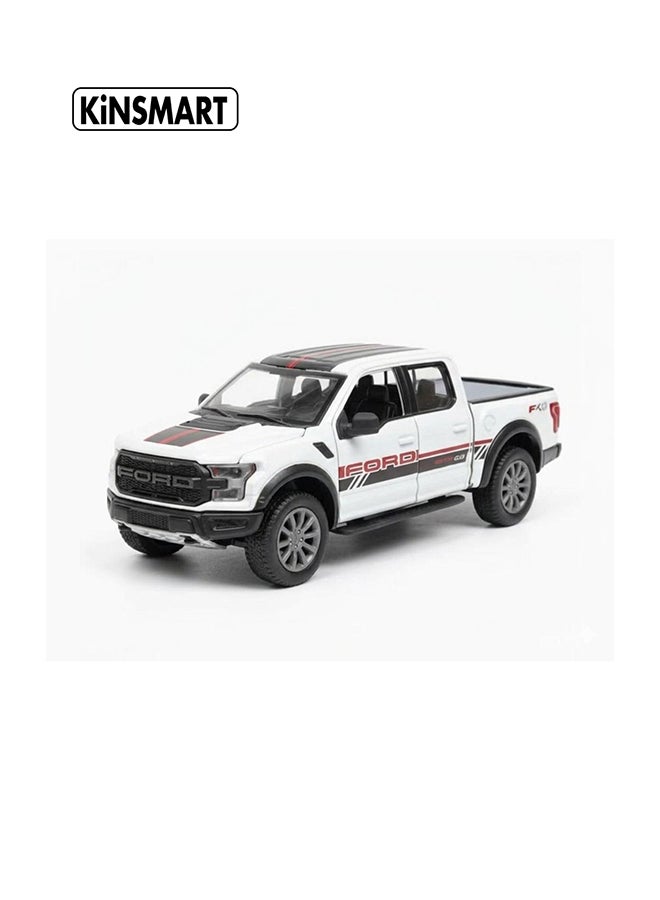 Kinsmart كينسمارت 1:78 2022 فورد F-150 رابتور نموذج شاحنة مصنوعة من الصب – لعبة سحب للخلف للأطفال وجامعي التحف - Image 2
