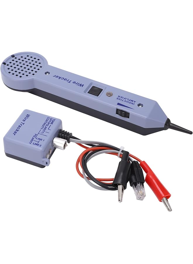 Nurnesy Cable Tester, Tracer Kit With Audio Induction Amplifier For Cables Repair, Line Tracing, Short Circuit Testing, Abs Material  - Image 1