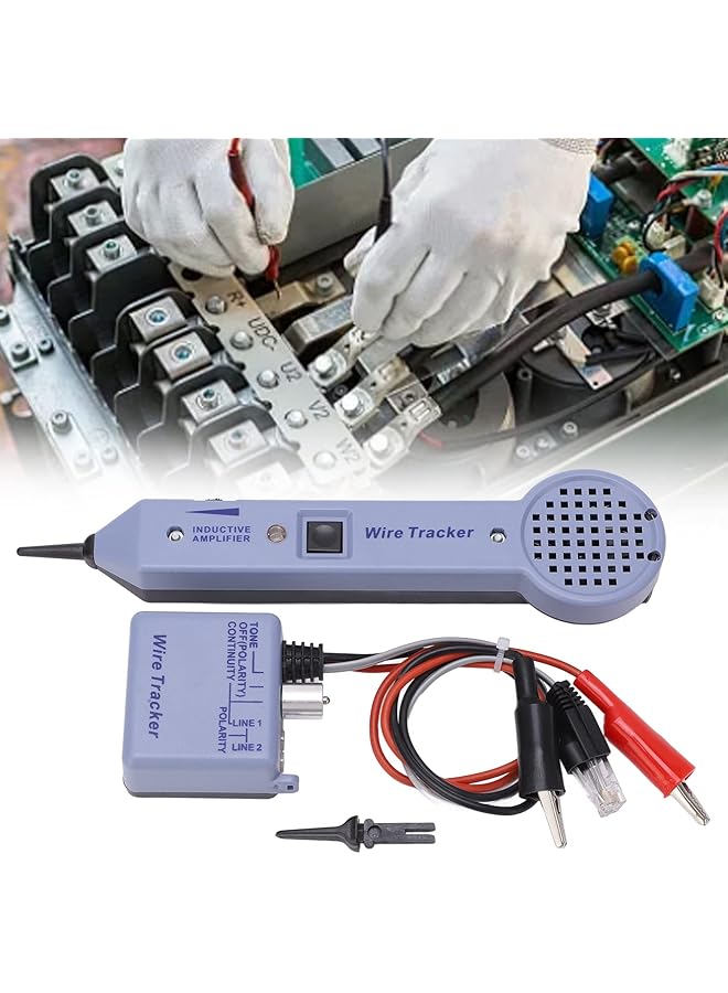 Nurnesy Cable Tester, Tracer Kit With Audio Induction Amplifier For Cables Repair, Line Tracing, Short Circuit Testing, Abs Material  - Image 3