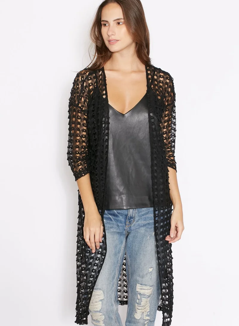 VERO MODA Longline Eyelet Cardigan