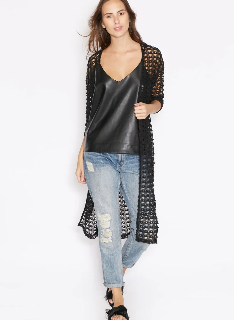 VERO MODA Longline Eyelet Cardigan