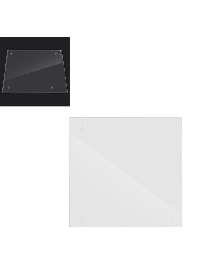 Open Frame Transparent Acrylic Overlock Computer Case DIY Base Stand For ITX Motherboard