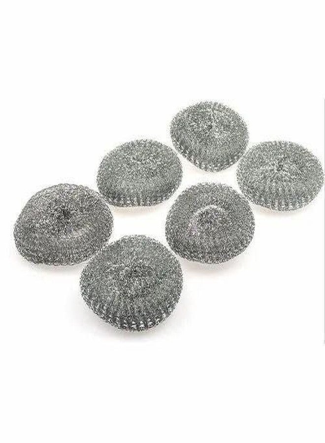 ZOKCY® (Pack of 10 Pcs) Stainless Steel Scrubber Bartan Juna for Kitchen/Heavy Duty Dishwash Scrubber/Easy scouring for Tough Kitchen Cleaning/Juna for Use - Image 5