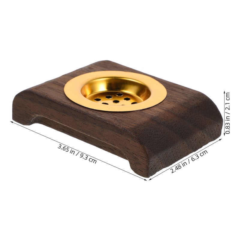 Mini Incense Burner with Tray Arabia Incense Burner Holder Incense Burner Ashes Catcher for Charcoal Resin Cones - Image 2