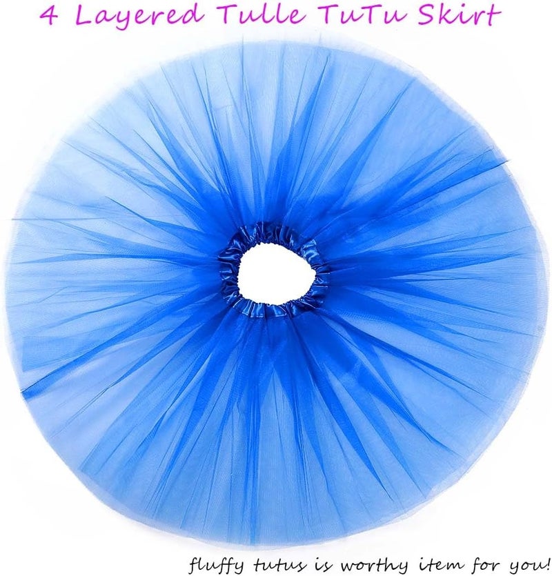 REETAN Christmas Tulle Tutu Skirt Ballet Layered Dance Skirt for Women - Image 3
