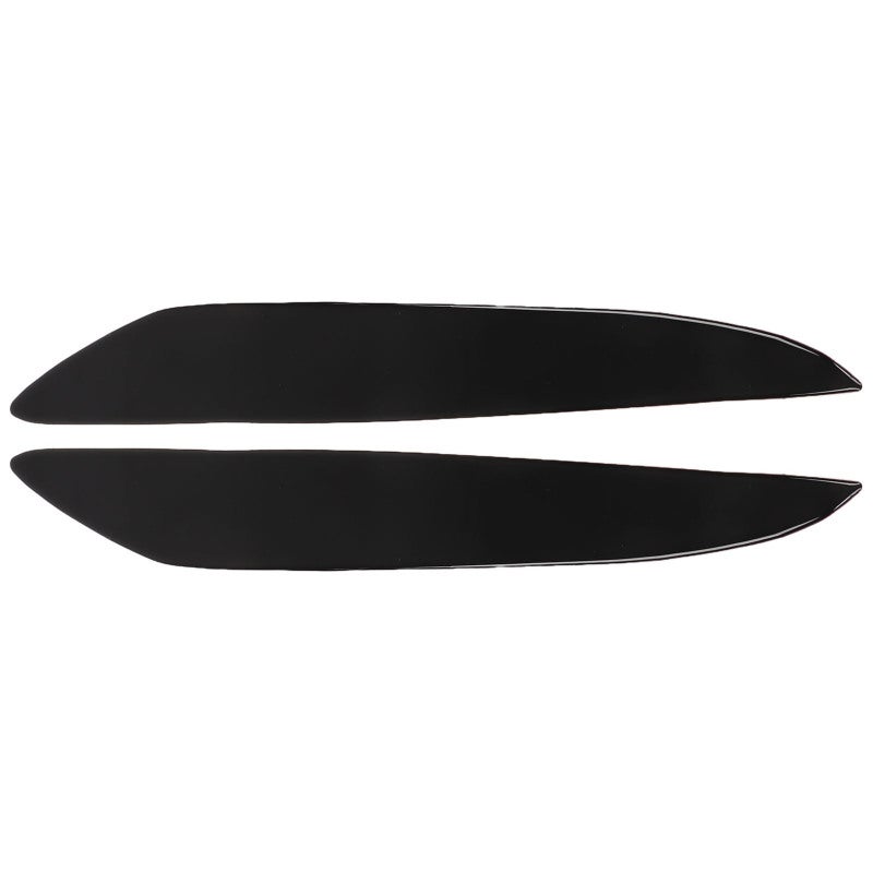 Headlight Eyebrow Cover Trim Replacement for Mazda 3 2010-2013 - Piano Black ABS Headlight Molding Trim - Weatherproof Headlight Eye Lid for Car Exterior Styling - Image 2