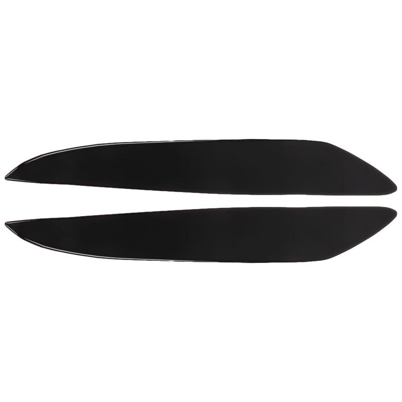 Headlight Eyebrow Cover Trim Replacement for Mazda 3 2010-2013 - Piano Black ABS Headlight Molding Trim - Weatherproof Headlight Eye Lid for Car Exterior Styling - Image 3