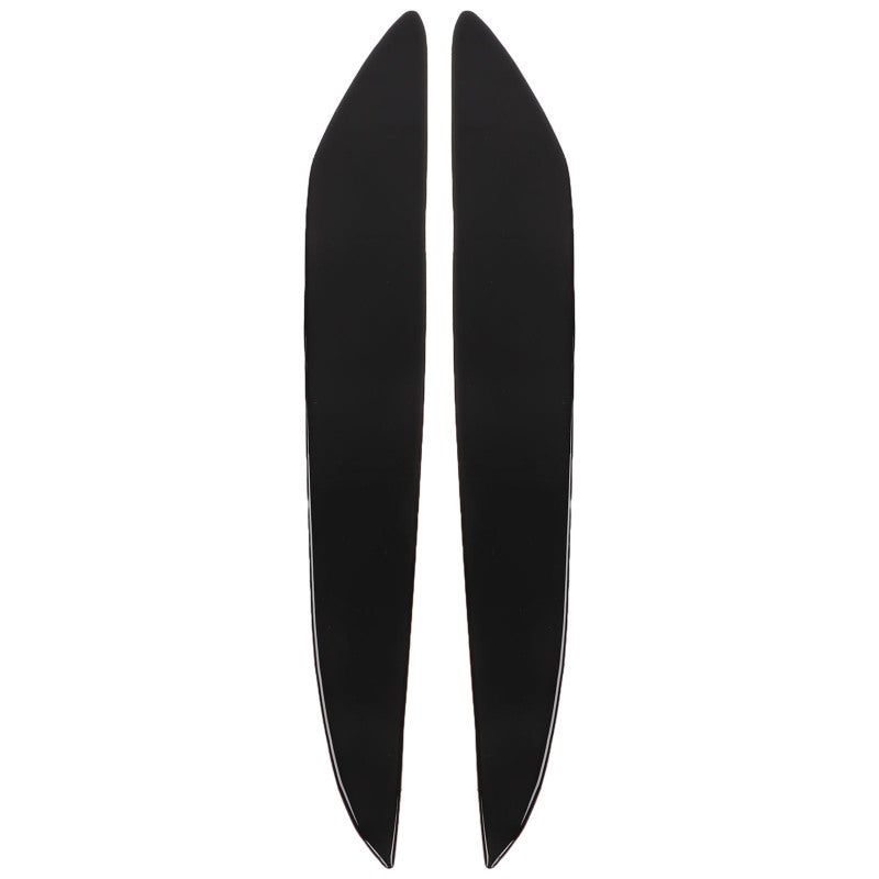 Headlight Eyebrow Cover Trim Replacement for Mazda 3 2010-2013 - Piano Black ABS Headlight Molding Trim - Weatherproof Headlight Eye Lid for Car Exterior Styling - Image 1