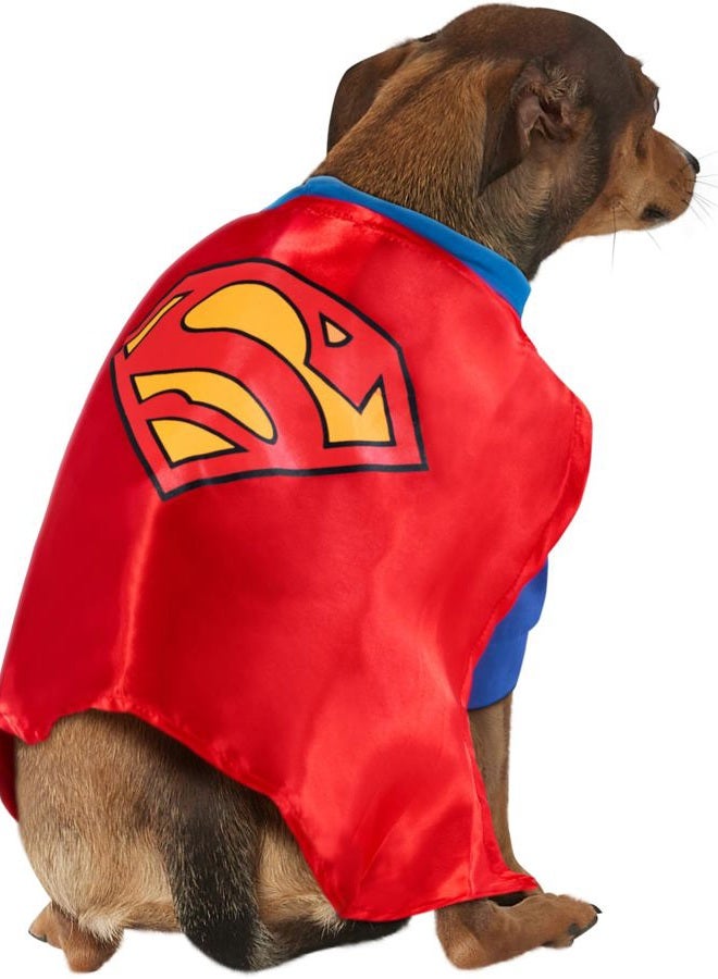 RUBIE'S DC Comics Superman Shirt and Cape Pet Costume, As Shown, XL - Image 2
