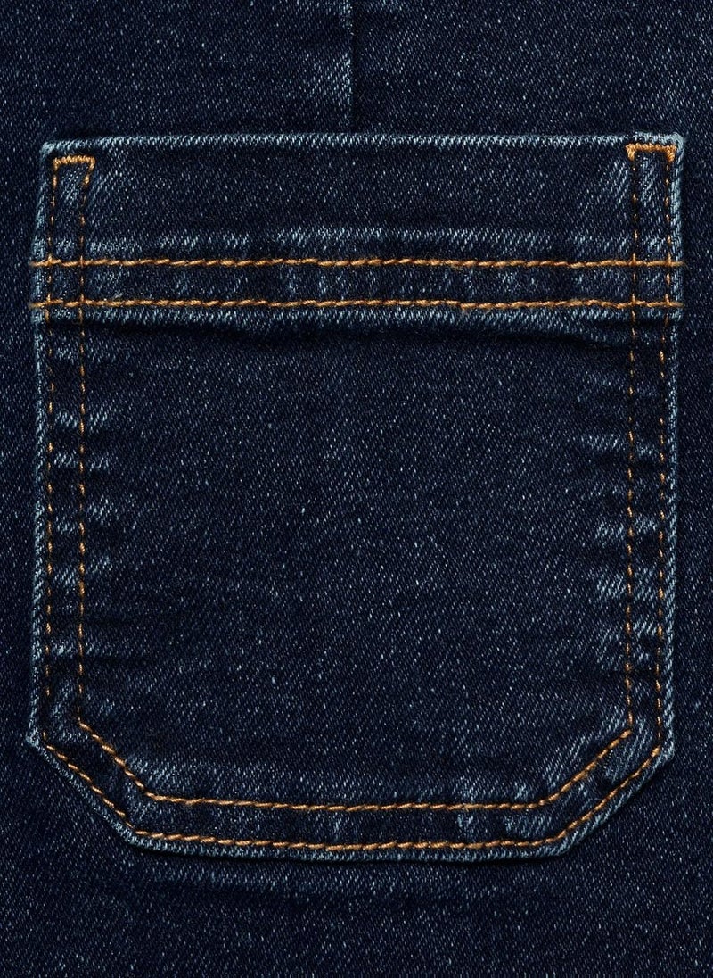 MANGO Casual Flared Cropped Jeans With Pockets  - Image 5