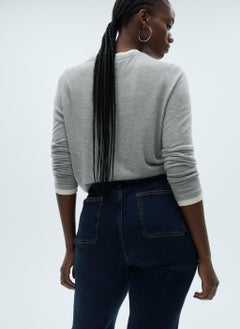 MANGO Casual Flared Cropped Jeans With Pockets  - Image 2