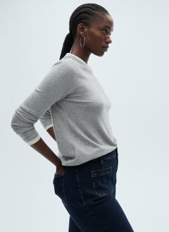 MANGO Casual Flared Cropped Jeans With Pockets  - Image 3