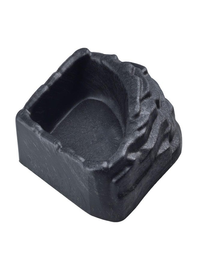 فلاين وعاء ماء للزواحف، وعاء طعام للزواحف، وعاء طعام لدودة الخبز، أوعية ديكور للتراريوم مناسبة للتنين الملتحي، السحلية، الضفدع، أبو بريص النمر، السلحفاة، سرطان البحر الناسك، الحرباء (النمط 2 صغير) - Image 1