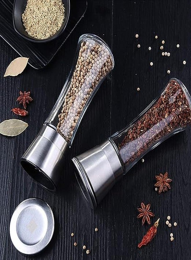 Anasis Pepper Grinder or Salt Shaker for Professional Chef - Best Spice Mill with Brushed Stainless Steel, Special Mark, Ceramic Blades and Adjustable Coarseness - Image 2