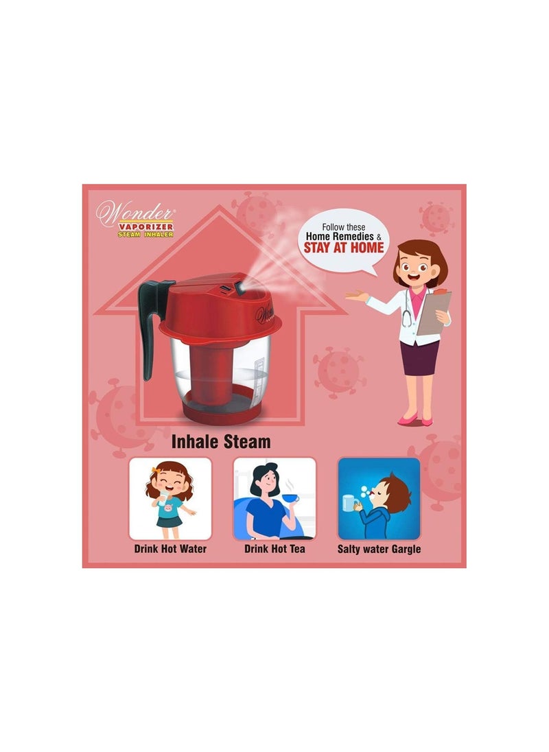 Wonder - Wonder Steam Inhaler Sauna Regular Vaporizer With 3 PIN Plug - Image 1