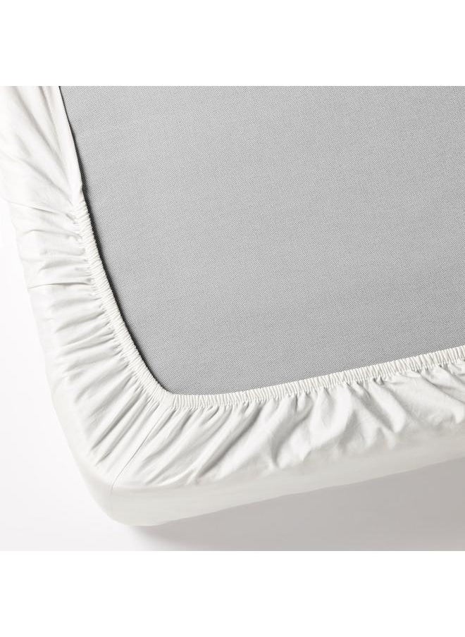 Generic Fitted sheet, white, 180x200 cm  - Image 4