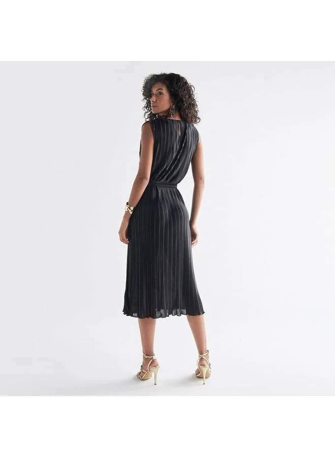 Splash FAV Pleated Sleeveless Dress