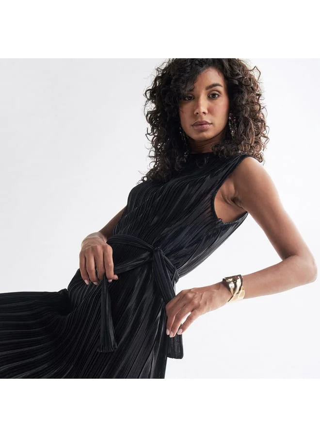Splash FAV Pleated Sleeveless Dress