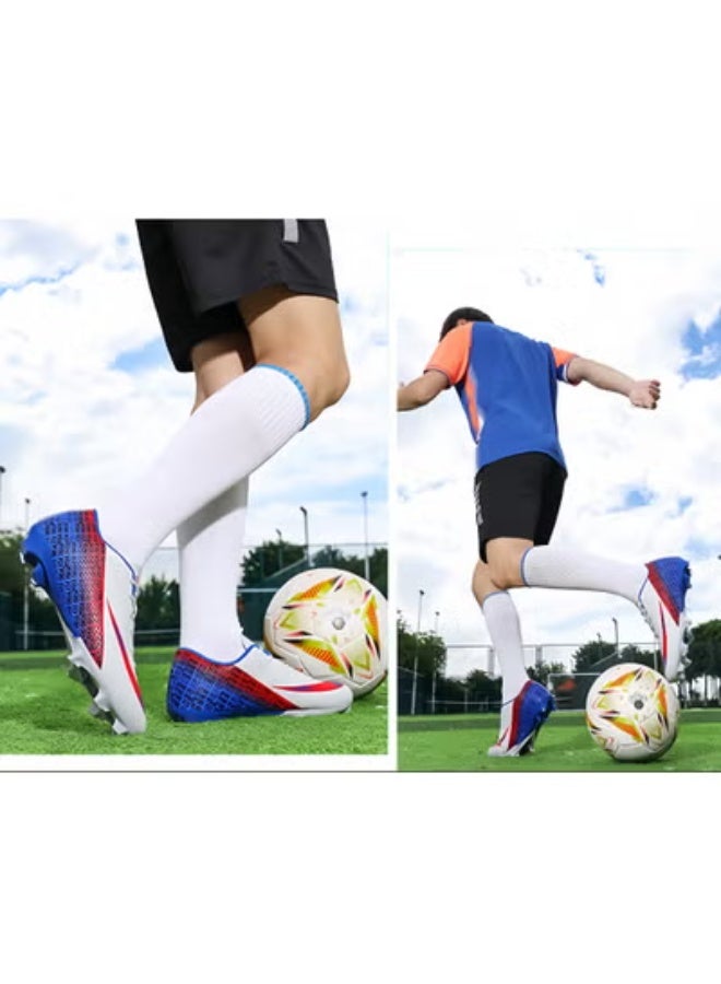 سكت شيكترو أحذية كرة قدم جديدة منخفضة الارتفاع للرجال والنساء، أحذية تدريب عشبية - Image 4