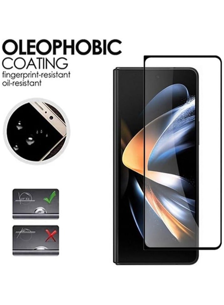 Screen Protector for Samsung Galaxy Z Fold 6 Front Tempered Glass Full Coverage Screen Guard 9H Hardness Anti Fingerprint Scratch Resistance for Samsung Galaxy Z Fold 6 - Image 2