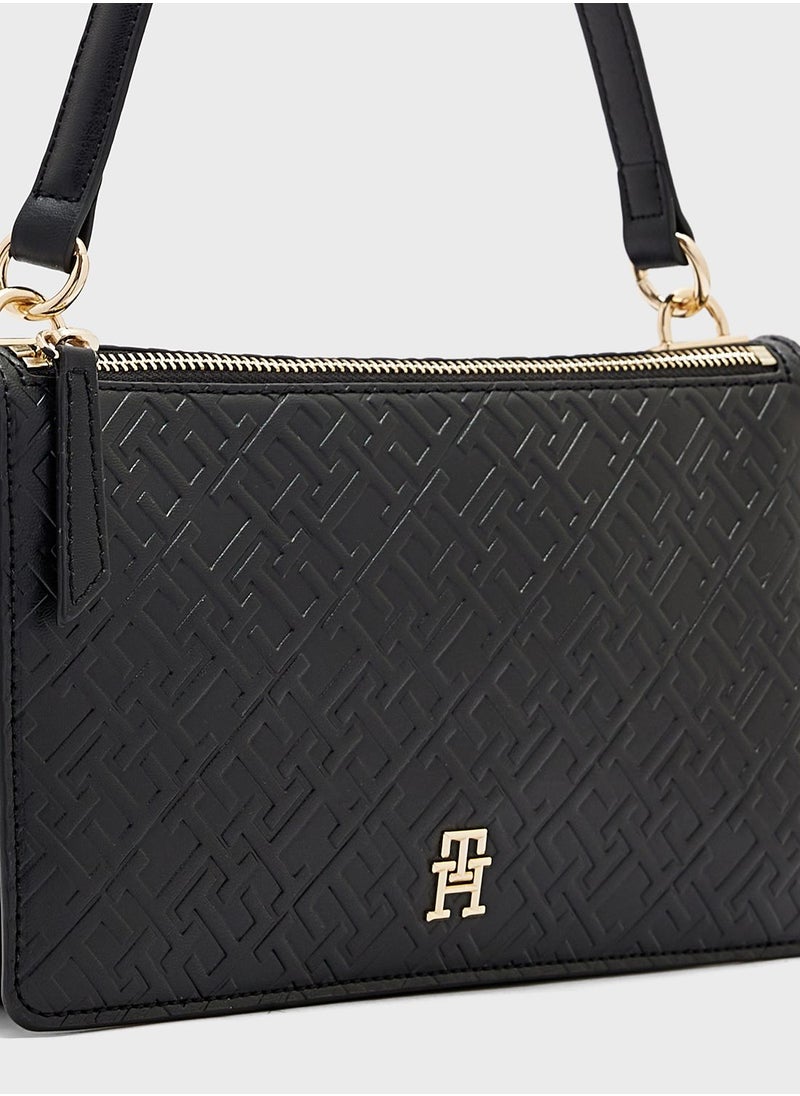 TOMMY HILFIGER - Refined Shoulder Bag Mono - Image 1