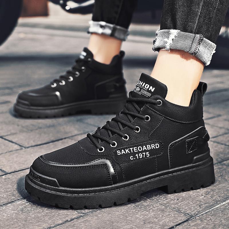 Cross-Border Labor Protection Shoes for Men, Anti-Puncture Safety Shoes, Chinese Fashionable Oil-Proof, Wear-Resistant, Protective Work Shoes Wholesale - Image 5