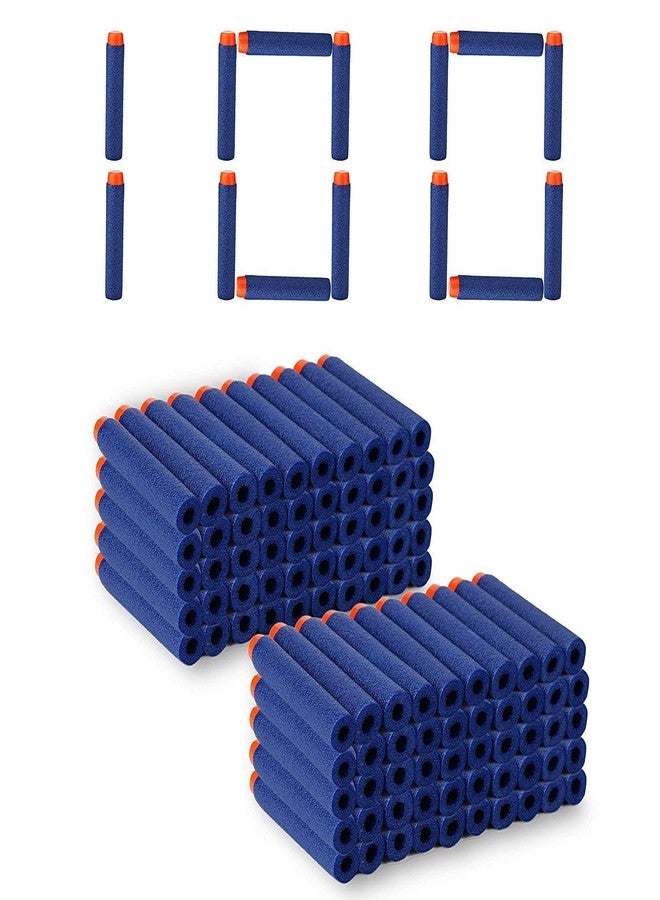 JEF Toy Bullet Foam Dart Bullets for N-Strike Elite Guns, 100 -Pieces, (Blue) - Image 1