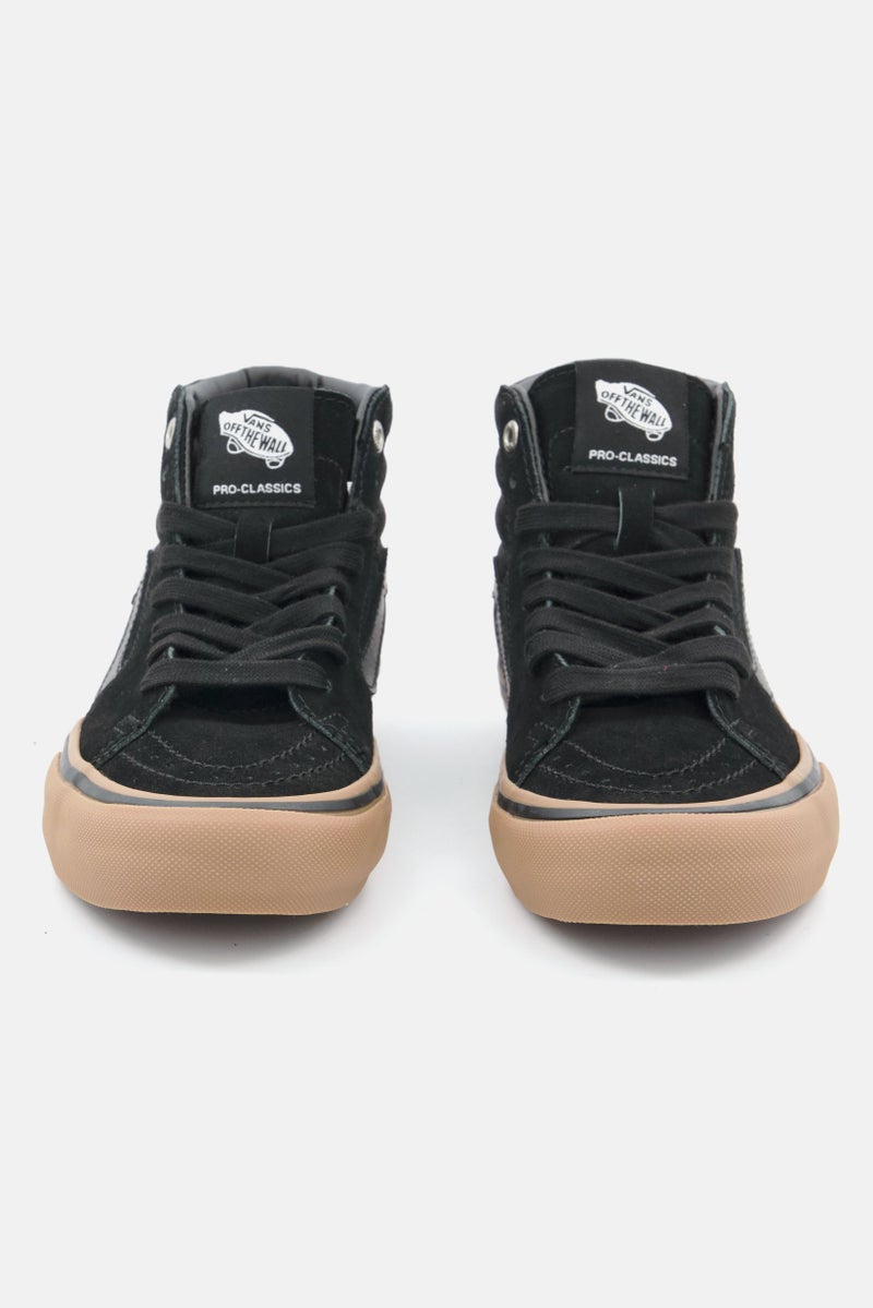 VANS أحذية رياضية نسائية سكيت-هاي برو مزودة بأربطة، سوداء - Image 2