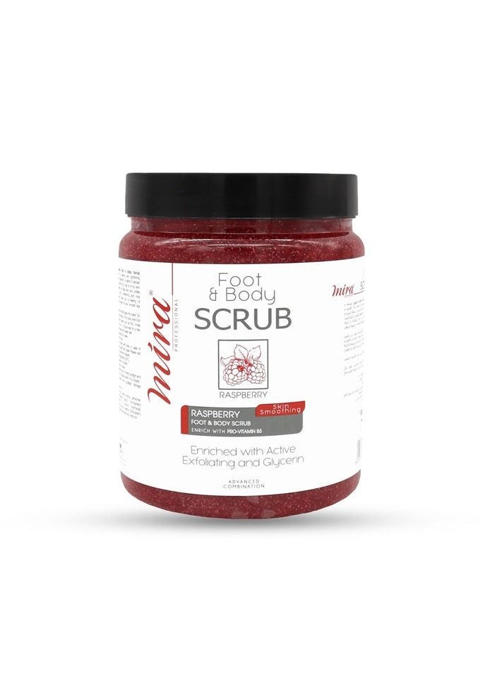 Mira - Mira Foot & Body Scrub Raspberry 1000ml - Image 1