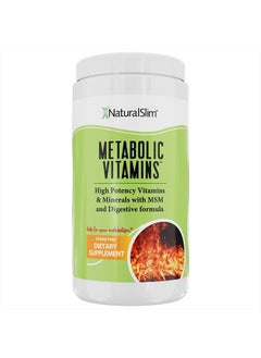 Metabolic Vitamins - Combination of High Potency Multivitamins, Minerals, B Complex, Msm, & Digestive Formula Supplements for Men & Women - Energy & Metabolism Support - Capsule,1 Pack