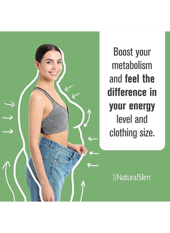 NaturalSlim - Metabolic Vitamins - Combination of High Potency Multivitamins, Minerals, B Complex, Msm, & Digestive Formula Supplements for Men & Women - Energy & Metabolism Support - Capsule,1 Pack - Image 1