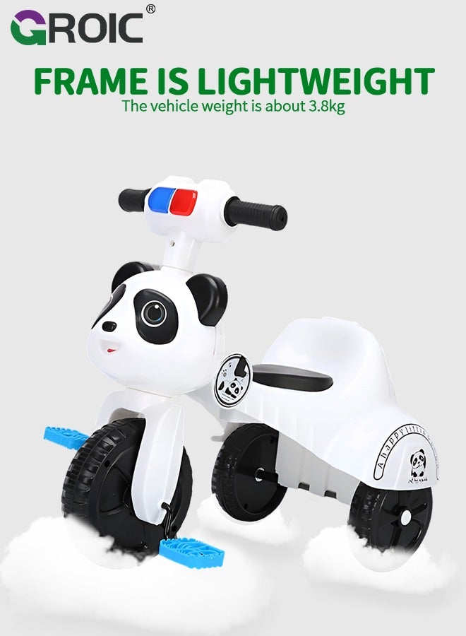 GROIC دراجات ثلاثية للأطفال، دراجة قابلة للطي مع إضاءة موسيقية، دراجة ثلاثية للأطفال قابلة للطي، دراجة مضادة للتقلبات للأطفال - Image 4