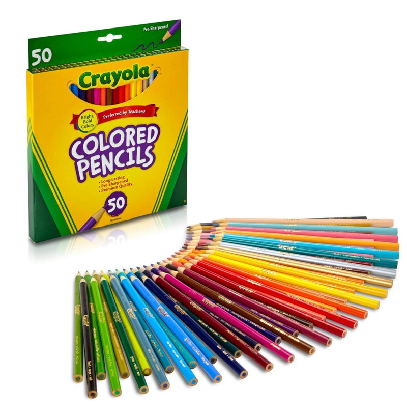 Crayola Colored Pencils, 50 Count - Image 1