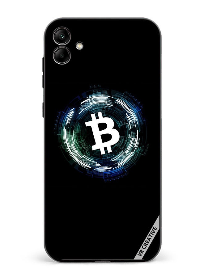 VR CREATIVE Protective Case Cover For Samsung Galaxy A04 Bitcoin Design Multicolour - Image 1