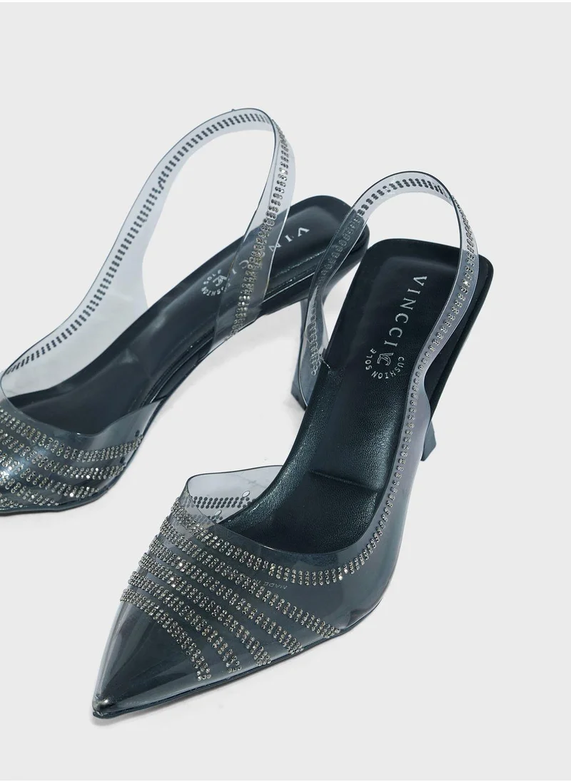 Vincci Pointed Toe Pumps