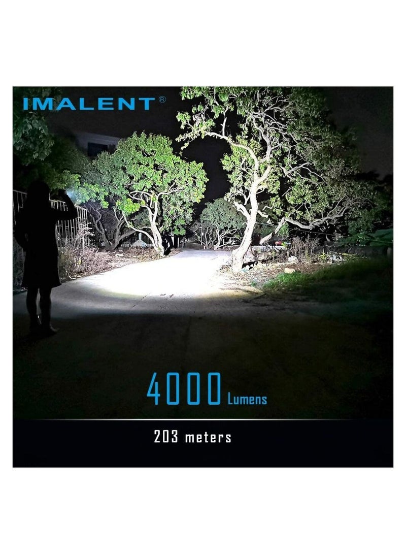 Imalent LD70 LED Flashlight 4000 Lumens, OLED Display, IPX8 Waterproof - Image 4