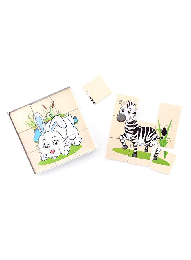 Animal Design Wooden Puzzle Set - Image 2
