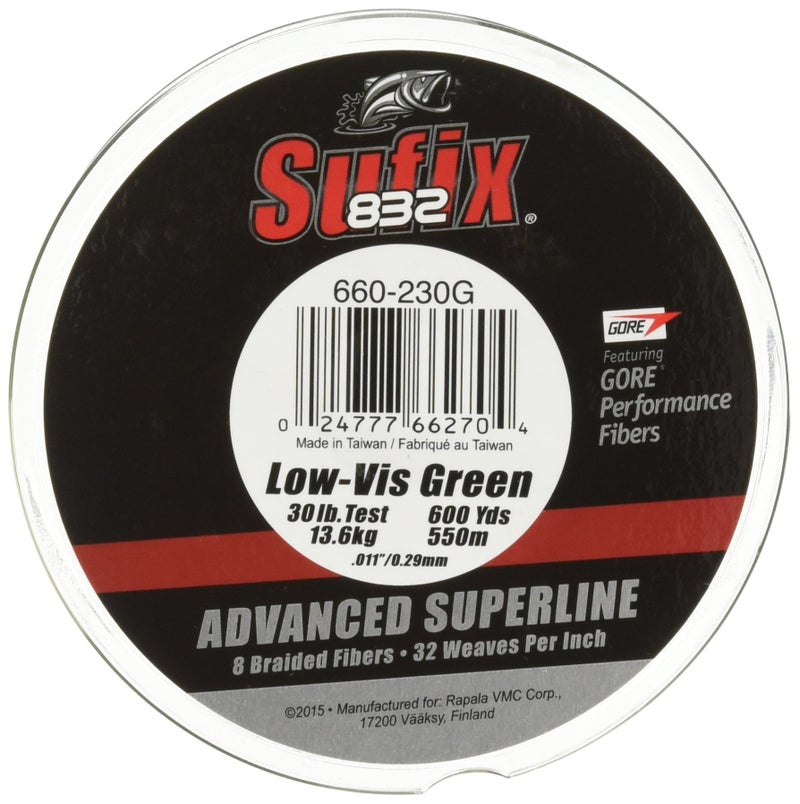 Sufix 832 Braid Line-600 Yards (Green, 30-Pound) - Image 2