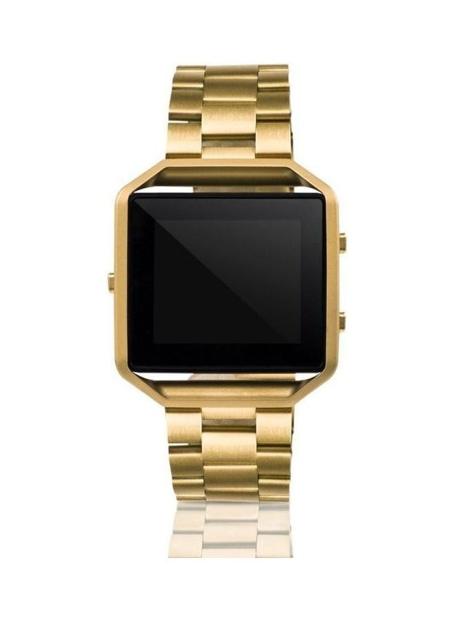 NIBEMINENT Stainless Steel Waist Strap Watch Band Gold - Image 4