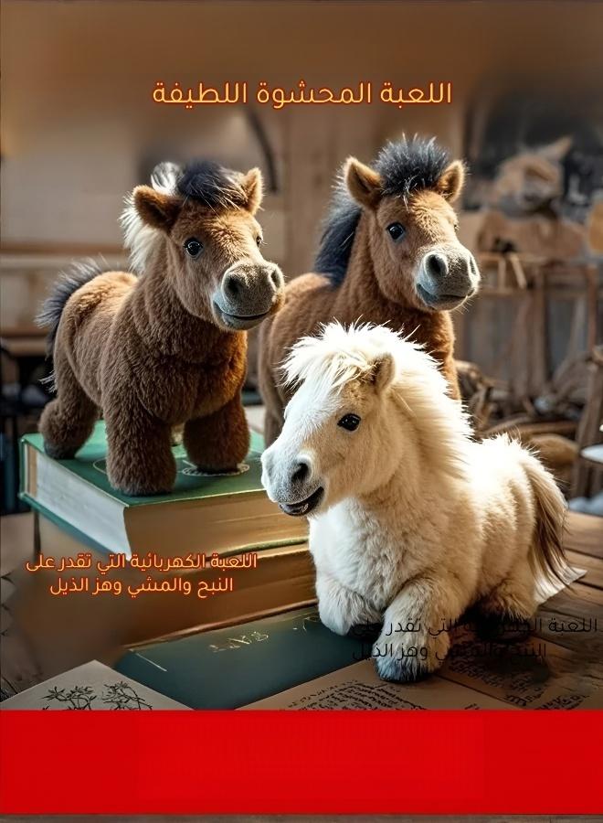Delightful Little Stuffed Horse Friend - Image 3