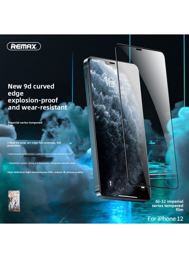 REMAX Empress Series Tempered Glass Screen Protector High Definition Protection For Apple For Iphone 12 For Iphone 13 For Iphone 14 And Pro Models-Color:HD-Dimensions:GL-32 HD For Iphone15/16