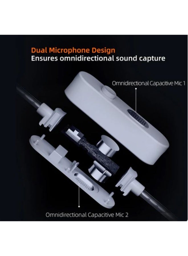 KZ 47-42 AUX 0.78mm Pin Silver-Plated Upgrade Cable with Professional-Grade Dual Microphone Array for Full-Frequency Ultra-HD Voice, Compatible with KZ 0.78mm Pin Series in-Ear Headphones (3.5mm) - Image 5