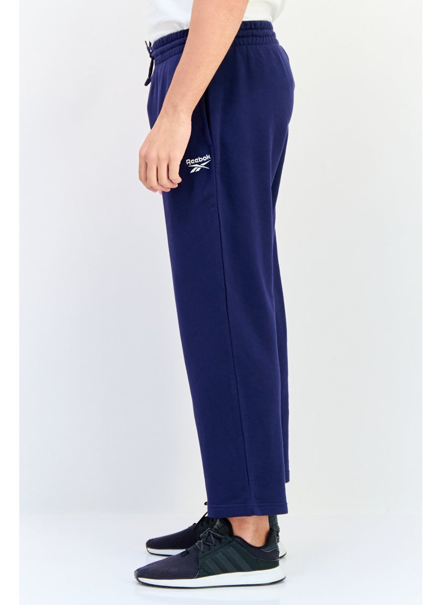 Reebok Men Sportswear Fit Embroidered Logo Outdoor Sweatpants, Navy  - Image 4