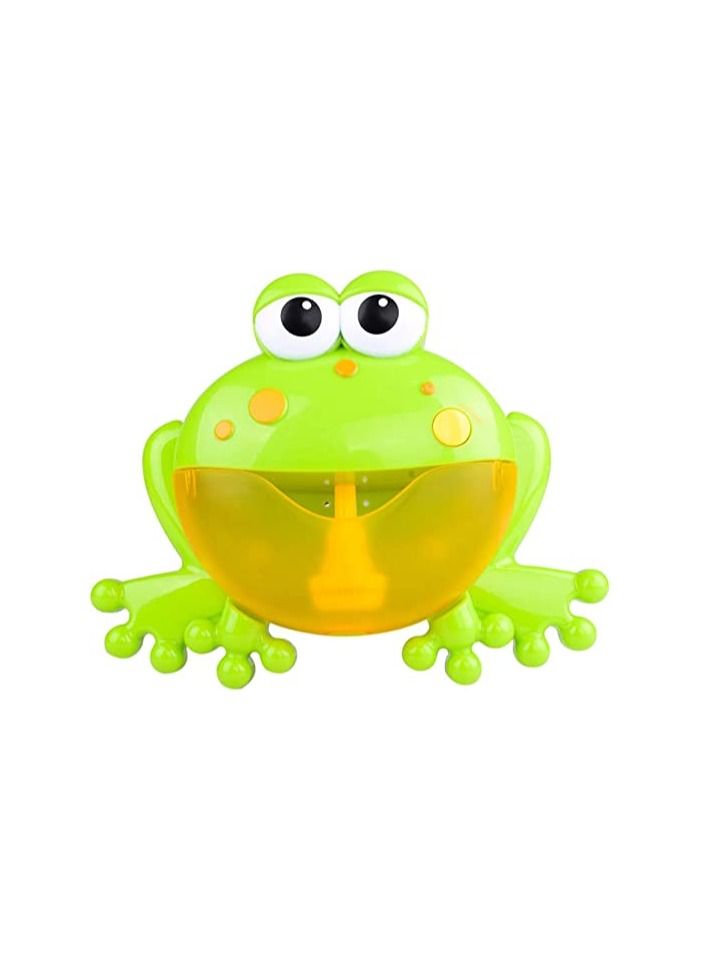 ANSELF Baby Bath Toy Bubble Machine Frog Automatic Bubble Maker Blower Music Bubble Maker Bathtub Soap Machine Toy for Children - Image 1