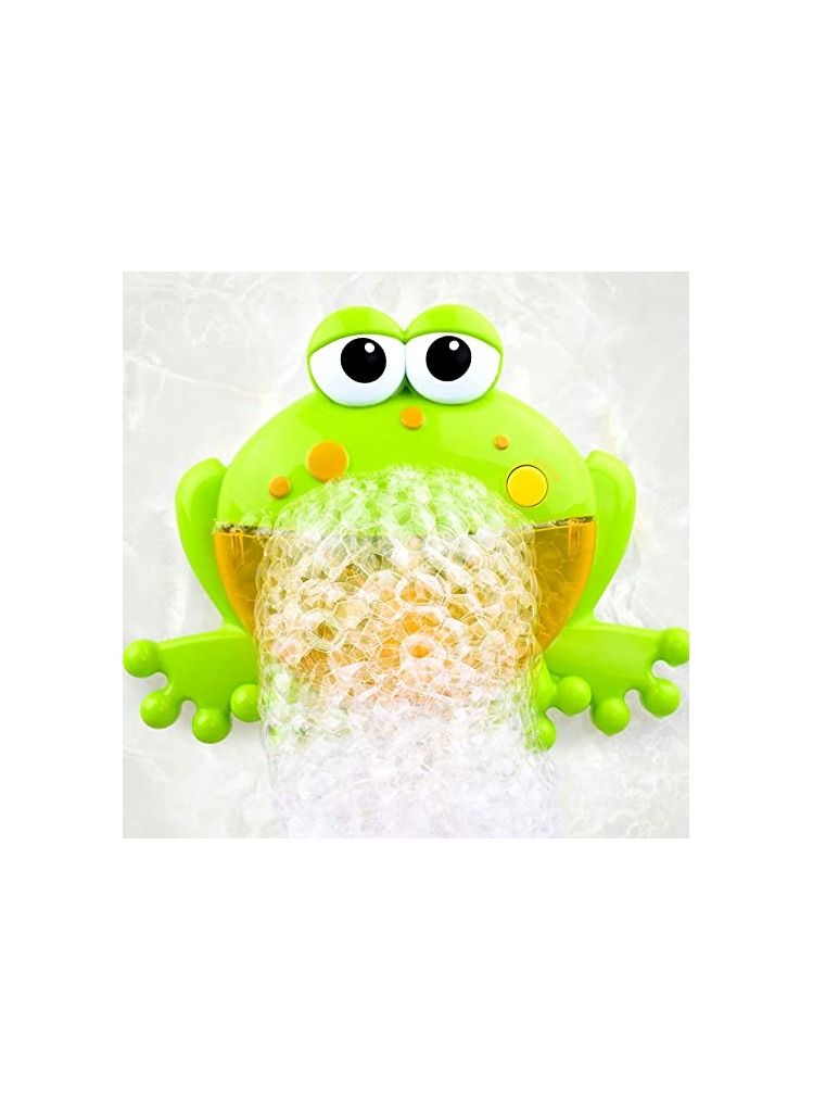 ANSELF Baby Bath Toy Bubble Machine Frog Automatic Bubble Maker Blower Music Bubble Maker Bathtub Soap Machine Toy for Children - Image 4