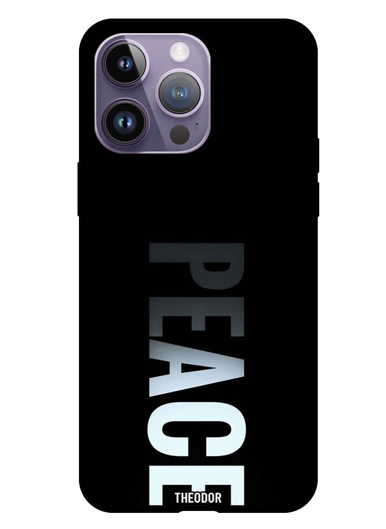 Theodor - Protective Case Cover For Apple iPhone 14 Pro Max 6.7" 2022 Peace - Image 1